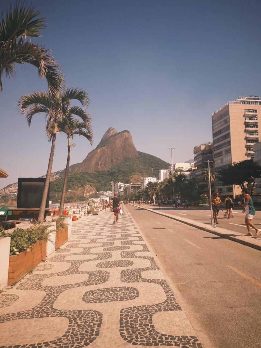 Orla de Ipanema, no Rio de Janeiro